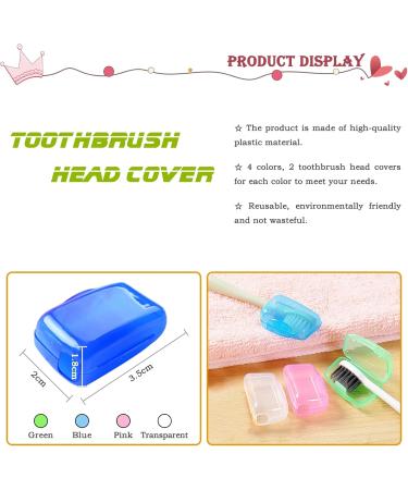 Shop Xtudou Toothbrush Set - 4 Portable Etui 8 Covers & 3 Silicone Baby Toothbrushes - Perfect for Travel Camping & Home | 4 Color Options - Buy Online on GoSupps.com