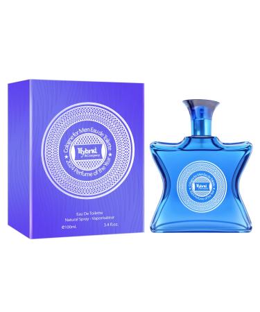 Hybrid & Company Rue De Parfums Monsieur Bleu For Men Eau De Parfum Vaporisateur Natural Spray 3.4 Fl Oz RUE DE PARFUMS MONSIEUR BLEU 3.4 Fl Oz (Pack of 1)