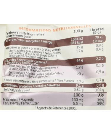 Dukan Chocolate Covered Oat Bran Pretzels 100g - Pack of 6 - Buy Online on GoSupps.com