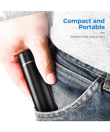 Small Electric Razor for Men - Portable USB Rechargeable Waterproof Shaver with Quick Charge - Best Compact Cordless Trimmer for Mustache & Nose - Buy Online on GoSupps.com