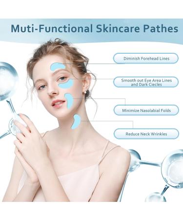 Reusable Eye Patches - 3 Pairs for Wrinkle Reduction & Lifting | Silicone Under Eye Patches with Applicator in Stylish Tin Case - Buy Online on GoSupps.com