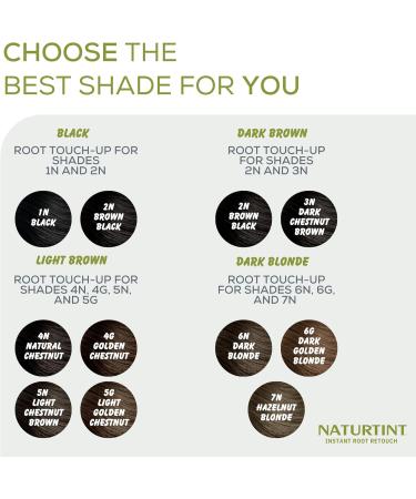  Naturtint Naturtint | Instant Root Retouch | Temporary gray hair repair for roots and eyebrows | Convenient and comfortable thanks to the brush | 98.5% natural ingredients | Dark Blonde | 10 ml - Buy Online on GoSupps.com