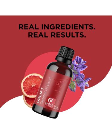 Uplift Aromatherapy Essential Oil Blend - Calming Citrus Oils for Home & Travel Diffusers - Buy Online on GoSupps.com