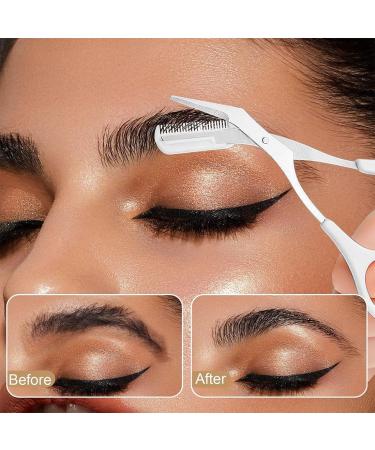 3 Pcs Outil de Coupe des Sourcils Ciseaux Sourcils Ciseaux de Pr cision Professionnels Tondeuse Sourcils avec Peigne Sourcils Tondeuse Sourcils pour Homme Femme - Buy Online on GoSupps.com