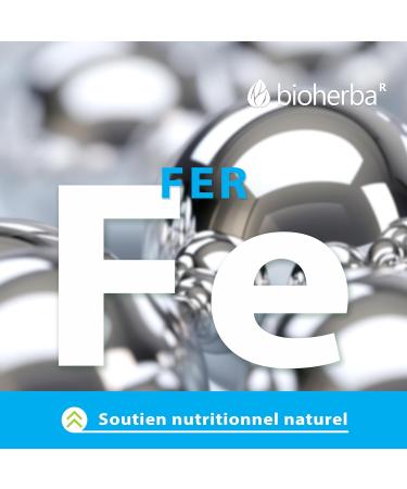 Nettle Extract with Iron - High Dosage - 100 Capsules of 250 mg - Food Supplement for Hair Prostate and Hydric Balance - Up to 1000 mg per Day BIOHERBA - Buy Online on GoSupps.com