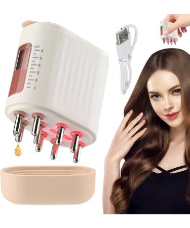 Mimoqk Vibrating hair oil applicator 2-in-1 hair oil applicator with a 6ml capacity scalp treatments hair growth massager 2.68x - Buy Online on GoSupps.com