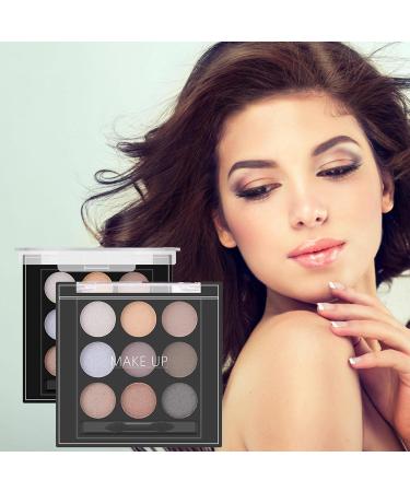 9 Color Eyeshadow Pallet - Neutral Eyeshadow Palette | Neutral Eye Shadow Pallet Highly Pigmented Makeup Accessories for Women 03# - Buy Online on GoSupps.com