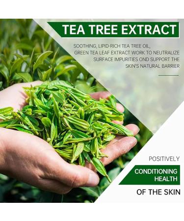 Tea Tree Facial Mask - Deep Cleansing Pore Purifying Clay Mask for All Skin Types Blackheads & Acne Treatment - Buy Online on GoSupps.com