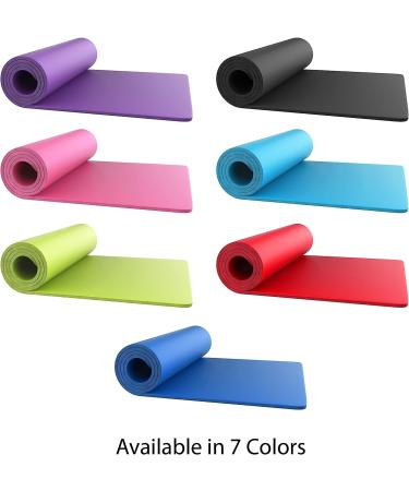 Wakeman Lightweight Foam Sleep Pad - 0.50 Thick Mat for Camping, Cots, Tents, Backpacking & Yoga - Non-Slip, Waterproof, Carry Handle - Blue - Buy Online on GoSupps.com