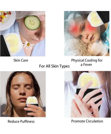 Facial Roller Qewro Silicone Ice Facial Rollers for Tone skin Reusable Eye Puffiness Relief Ice Roller Mold for Neck Facial Roller to Remove Fine Lines Pores Anti Wrinkles (Black) - Buy Online on GoSupps.com