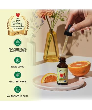 CHILDLIFE ESSENTIALS Echinacea for Kids - Kids Echinacea Drops Liquid Tincture Alcohol Free Supplement for Babies Toddlers Children - Natural Orange 1 Fl Oz (Pack of 2) - Buy Online on GoSupps.com