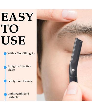 Stainless Steel Eyebrow Shavers & Razors for Men & Women | Reusable Dermaplaning Tools | 6-Blade Ros gold Facial Razors - Buy Online on GoSupps.com