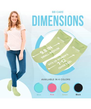 BB CARE Cold Therapy Socks - Reusable Cooling Socks for Hot Feet - Ice Socks for Plantar Fasciitis, Arthritis, Postpartum, Sprains & Swelling - Green (Medium) - Buy Online on GoSupps.com