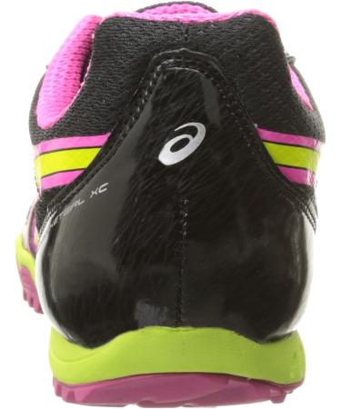 ASICS Women's Hyper Rocketgirl XC Spike Shoe 10.5 - Black/Hot Pink/Flash Yellow - Buy Online on GoSupps.com
