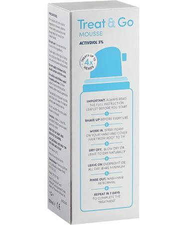 Hedrin Treat & Go Mousse 100ml - Effective Head Lice Treatment - Buy Online on GoSupps.com
