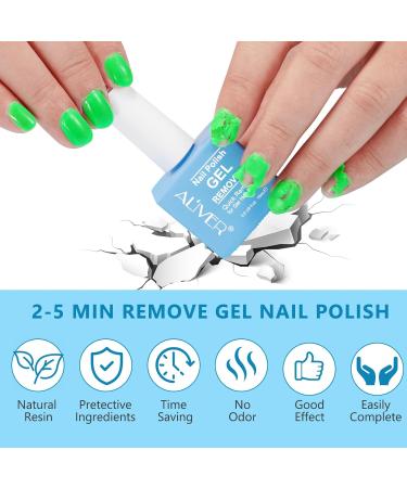 Nail Polish Remover - Fast Gel Polish Remover with Cuticle Pusher & Scraper | No Foil Needed Removes in 2-5 Minutes - International Shipping Available - Buy Online on GoSupps.com