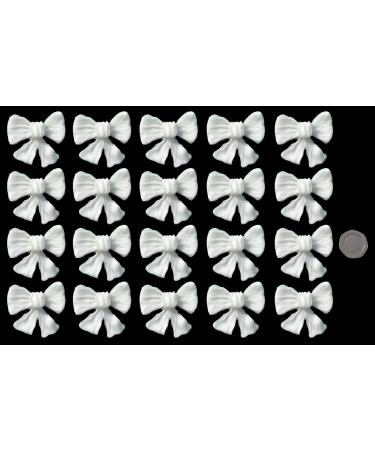20 x Edible 3D Extra Large Bows icing toppers cake cupcakes decorations (Bespoke)