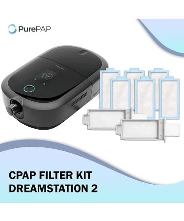 Replacement for Philips DreamStation 2 Filter Replacement Filters  2 Reusable Pollen Filters  and 6 Disposable Ultra-Fine Filters Kit Compatible with Dream Station 2 Machine USA Made - Buy Online on GoSupps.com