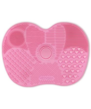 EDMIRE Makeup Brush Cleaner Silicon Pad Scrubber with Suction Cups Make up Brush Cleaning Mat Cleans everything from Eyeshadows Foundations to Blush or Highlighters