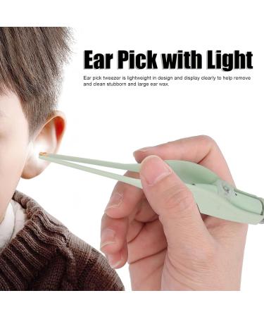 LED Light Ear Pick Tweezers - USB Rechargeable Kids Ear Wax Removal Kit - Buy Online on GoSupps.com