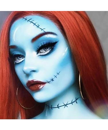 Mysense Light Blue Face Body Paint - Non-toxic Water Based Washable Halloween Makeup 0.6oz - Buy Online on GoSupps.com