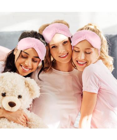 Jexine 24 Pcs Spa Headband Plush Sleep Eye Mask Bulk Set - Simple Style | Makeup Headband for Face Washing, Sleepover Party Supplies for Women - Buy Online on GoSupps.com