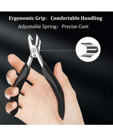VANWIN Toenail Clippers for Ingrown Toenail Prevention Slant Curved Blade Podiatrist Nail Clippers for Thick Nails Ergonomic Fingernail Clipper Ingrown Toenail Treatment for Seniors - Buy Online on GoSupps.com