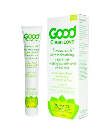 Good Clean Love BioNourish Ultra Moisturizing Vaginal Gel with Hyaluronic Acid, pH-Balanced & Water-Based, Long Lasting Relief from Dryness & Discomfort for Women, 2 Oz 1 - pack