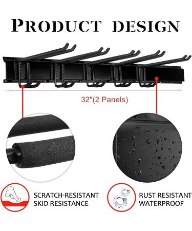 WALMANN Ski Wall Rack - Garage Storage Organization System for 10 Pairs of Skis - Holds Up to 300lbs - Buy Online on GoSupps.com