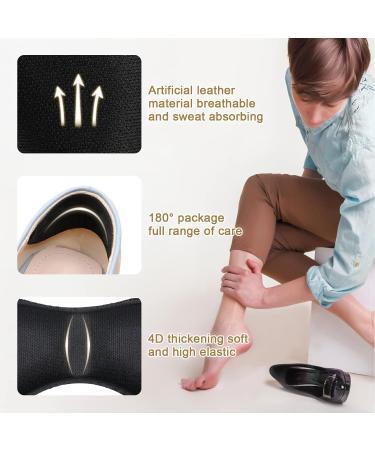 Hedge Cushions | 3 Pairs Self-Adhesive Heel Pillow Pads for Shoe Protection | Prevent Heel Slides & Enhance Comfort - Buy Online on GoSupps.com