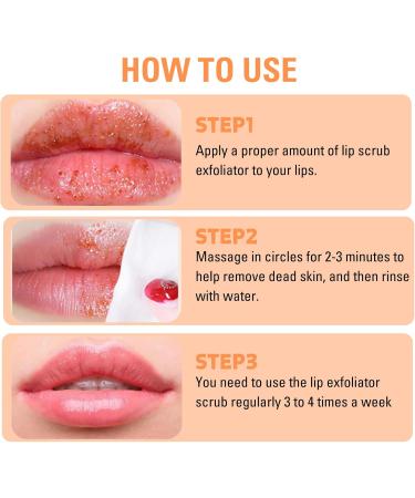Brown Sugar Lip Scrub Lip Care Scrubs Lip Scrub Exfoliator To Remove Dead Skin Lip Lightening For Dark Lips Lip Exfoliator With Coconut Oil Vitamin E And Honey For Hydrating And Plumper Lips - Buy Online on GoSupps.com