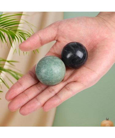 Magiclulu 4-Piece Marble Baoding Massage Balls - Solid Chinese Health Practice for Muscle Exercise & Relaxation - Buy Online on GoSupps.com