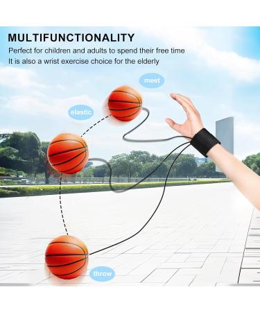 Vueinrg 4-Pack Spring Ball with Cord | Elastic Rope Bounce Balls for Kids Football Basketball Baseball - Buy Online on GoSupps.com