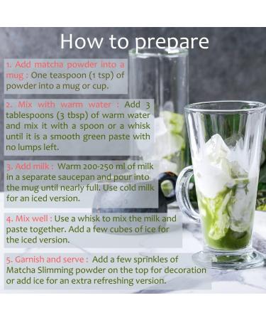 Mango and Strawberry Slimming Matcha Tea - Matcha Slim Tea - Weight Loss - Happy Detox Tea - 4 Week Treatment - 84g - Buy Online on GoSupps.com