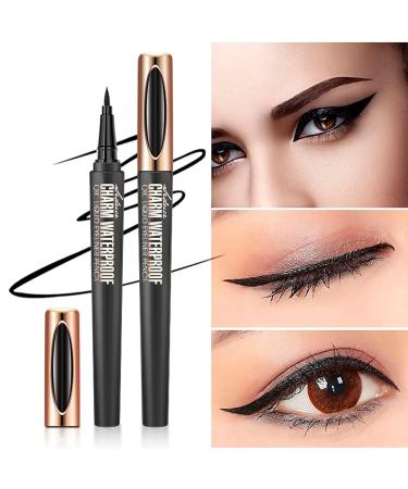 AZLESLONG 4D Silk Fiber Lash Mascara & Eyeliner Set for Waterproof Lengthening and Thickening Eyelashes - Smudge-Proof Eye Makeup for Women - Buy Online on GoSupps.com