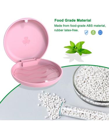 2 Aligner Cases with Removal Tools | Orthodontic Retainer Case for Invisalign & Mouth Guard | Strong Magnetic Closure | Pink & Purple - Buy Online on GoSupps.com
