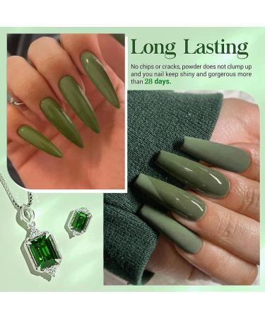 28g/box Spring Green Mint Orange Hot Pink Acrylic Nail Manicure Powder - HJ-NAP017 - Buy Online on GoSupps.com