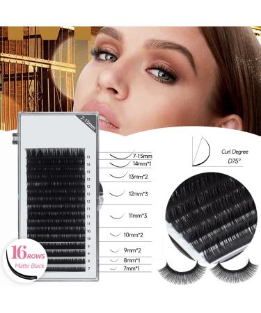Beginner Eyelash Extension Kit with USB Lash Fan, Silicone Pad, Tweezers, and More in Pink - 0.07D Curl Mix 7-15mm Lashes - Buy Online on GoSupps.com