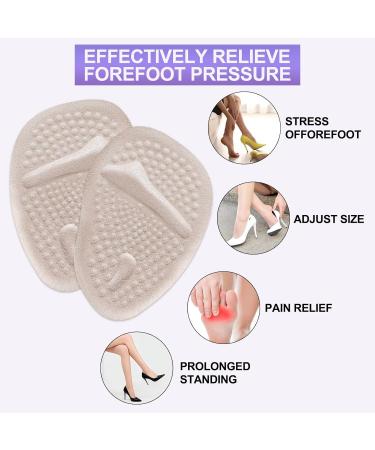 6 Pairs Women's Gel Ball of Foot Cushions Metatarsal Pads for High Heels - Invisible Support for All-Day Comfort and Pain Relief - Buy Online on GoSupps.com