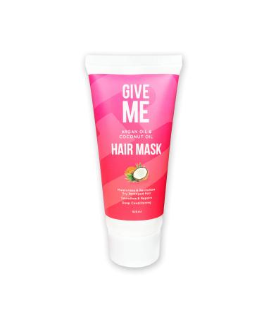 Give Me Cosmetics Argan Oil & Coconut Oil Hair Mask Treatment IT JUST WORKS! Dry Damaged Hair