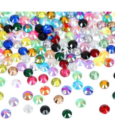 36000Pcs 3mm Jelly Rhinestones Kit - Mixed Color Resin Rhinestones for Nail Clothes Shoes Tumblers - Flat Back Round Decorative Gems - Buy Online on GoSupps.com