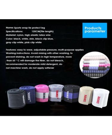 Runspeed Elastic Breathable Calf Shin Wraps - Compression Brace Sleeve for Men & Women | Ideal for Running Cross Training & Fitness - 1 Pair Black - Buy Online on GoSupps.com