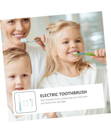 Buy Beavorty Electric Toothbrush for Kids - Soft Bristle Replacement Heads Waterproof & Automatic Cleaning Brush - Blue (1 Pack) - Buy Online on GoSupps.com