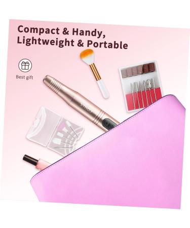 Ipetboom Golden Nail Polisher Nail Files Nail Art Kit Nail Kits Electric Nail File Kit Nail Salon Supplies Nail Drill Automatic Nail File Nail Shaper Plastic Miss Manicure Trimmer - Buy Online on GoSupps.com