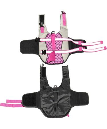AIITLE Shark Dog Life Vest for XL Dogs - Pink - High Buoyancy Dog Flotation Vest for Water Sports - Buy Online on GoSupps.com