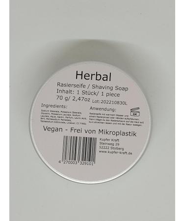 CopperPower Herbal KupferKraft Scheerzeep 70 g - Buy Online on GoSupps.com