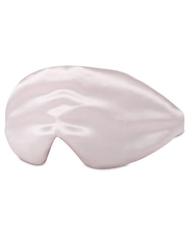 Alaska Bear Organic Mulberry Silk Sleep Mask Luxury and Lustrous Eye Cover for Sleeping Gift Ready Packaging (Pink) Light Pink_new Version