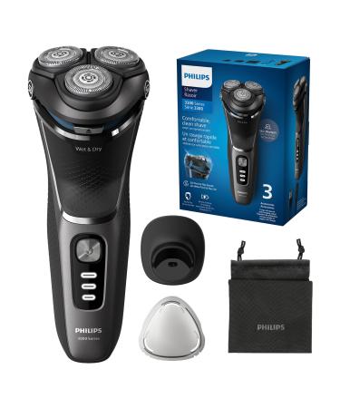 Philips Electric Shaver Series 3300 Wet & Dry with Self-Sharpening PowerCut Blades S3343/13