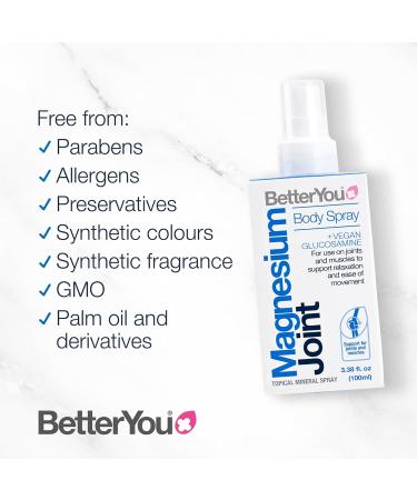 BetterYou Muscle and Joint Bundle - Magnesium Joint and Magnesium Muscle Body Spray - Essential Oils Spray Soothes Tired Muscles Instantly - 2 pc - Buy Online on GoSupps.com