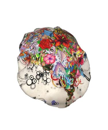 Love Heart Painting Shower Cap - Waterproof, Fits All Sizes & Hair Textures - Women's Bath Cap - Buy Online on GoSupps.com